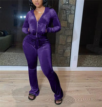 Load image into Gallery viewer, Women Velour Joggers Sets
