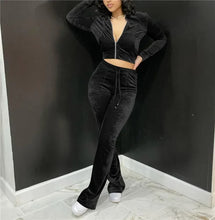 Load image into Gallery viewer, Women Velour Joggers Sets
